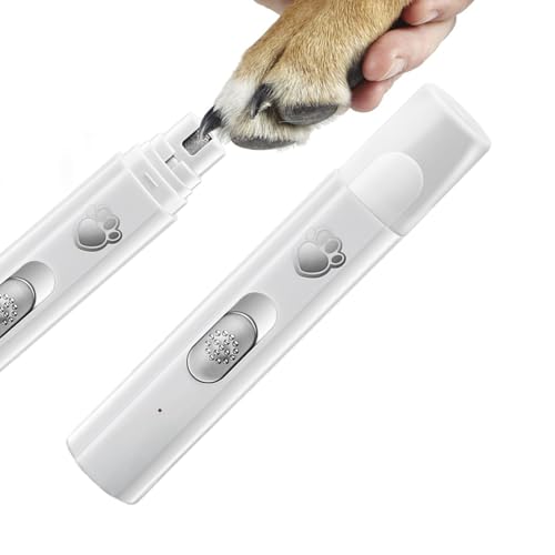 Limadora Eléctrica de Uñas para Perros - Dispositivo Silencioso Para Pulir Garras De Cachorro | Dispositivo Eléctrico De 2 Velocidades Para Uñas De Mascotas Medianas Pequeñas Y Grandes Para
