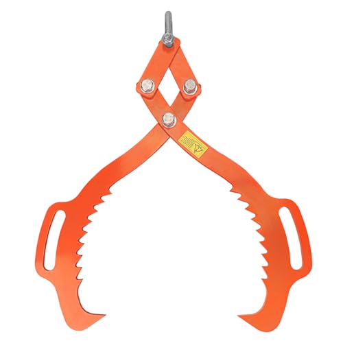 21 Pouces Pince Forestière pour Tronc, Pince à Grumes Robuste de 700 Kg avec Prise Lisse pour le Bois de Chauffage Forestier, Le Levage de Souches et de Bois D'Œuvre