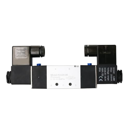 Électrovanne pneumatique 220V pour stabiliser la pression des vérins à double effet 1/4 - 5