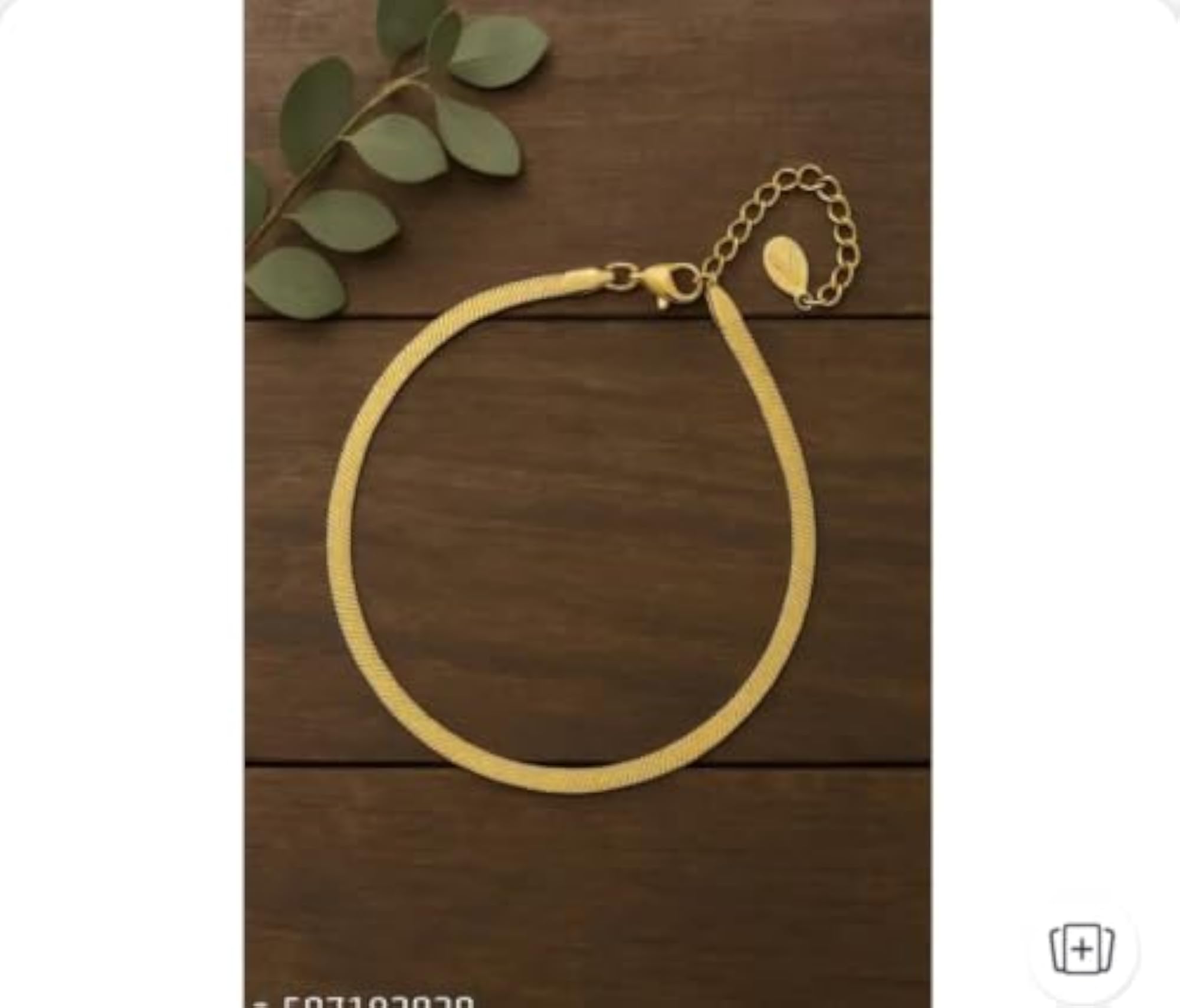 Women's Stylish Traditional Anklet, Elegant Foot Chain Jewelry