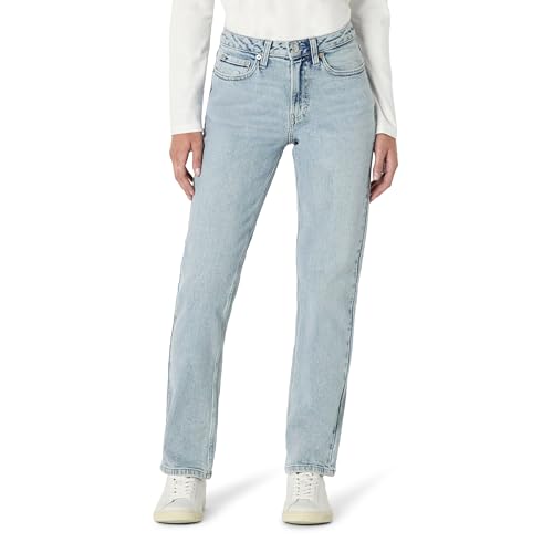 Amazon Essentials Women's High-Rise Straight Leg Jean