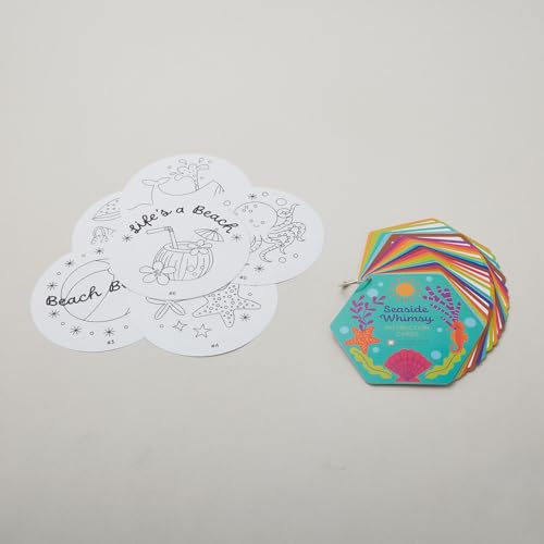 Missouri Star “Seaside Whimsy” Peel & Stitch Embroidery Design Pack – 25 Preprinted 5” Wash-Away Embroidery Sheets with Instructions – DIY Embroidery Patterns for Quilts, Bags, Home Décor & More by MISSOURI STAR QUILT CO. - Used condition - Image 2
