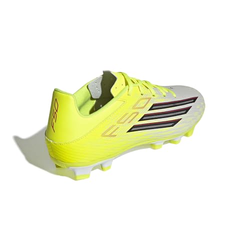 Image of adidas F50 Club FG /MG Football Cleats, Tesoye /Cblack /Lucred, Firm Ground /Multi-Ground Soccer Shoes