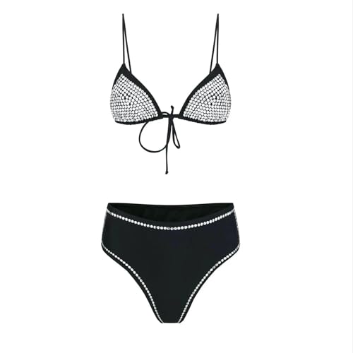 Bikini Strass 3 Pièces : Sublimez Vos Formes sans Complexe sur la Plage - 7