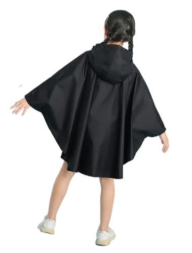 Image of Freesmily Kids Cute Raincoat Waterproof Rain Poncho Jacket Coat for Girls Boys