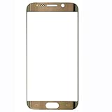 UU FIX Display Glas Front für Ersatz Samsung Galaxy S6 Edge (Gold) LCD Touch Screen Front Glas mit Werkzeugsatz(Keine Berührung und LCD).
