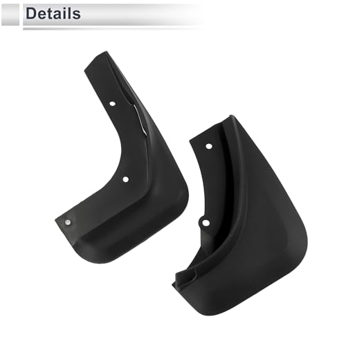 Image of X AUTOHAUX 1set Front and Rear Mud Flaps Splash Guards Mud Guards for Volvo V40 2013-2019 W /Mount Accessories