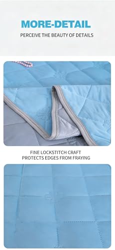 Couette d'été contre les nuits chaudes et couverture cooling réversible - 4