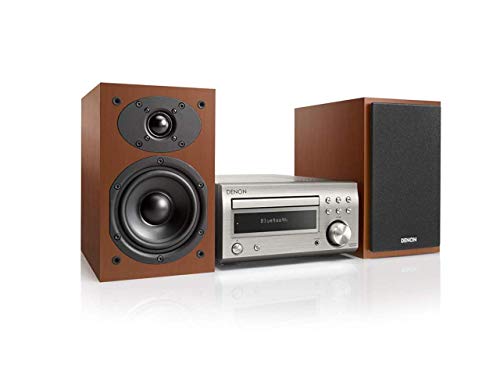 DENON DM-41 PLATA/CEREZA MICROCADENA/SISTEMA HI-FI CON CD/BLUETOOTH/SINTONIZADOR FM/AM