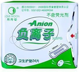 Winalite Lovemoon Damenbinden Pantiliner WinIon Anion Damenbinden Pantiliner Anion Pads (16 Packungen x 24 Einlagen)