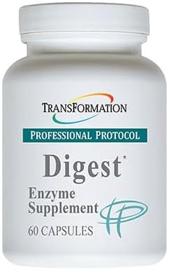 TRANSFORMATION THE GENESIS OF GOOD HEALTH Enzyme - Digest Wellness Supplement Capsules, Supports Digestive & Immune System Health, Aids Digestion of Lipids to Enhance Performance of Pancreas and Liver