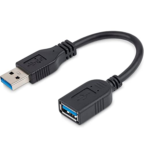 CABLEPELADO Cable Alargador USB 3.0 Super Speed, Cable Extensor USB Tipo A Macho Hembra, Alta Velocidad 5Gbps para...