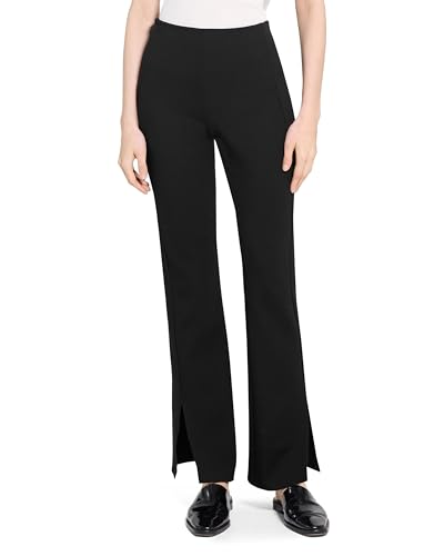 Theory Women's Slit Flare Leggings, Black, M