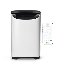 Meaco DD8L Pro Luftentfeuchter – Schnell trockene Wäsche | App-Steuerung | Anpassbarer Stromverbrauch | Auch für kalte Umgebungen | Antibakterieller Ionisator | Ideal für Boote, Wohnwagen und Garagen