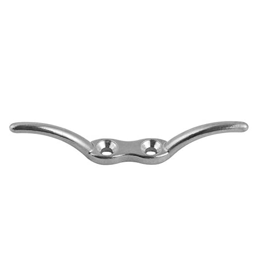 Alomejor Tacchetta di Corda da Barca Tacchetta per Nave in Acciaio Inossidabile Base di Ponte per Yacht Accessorio di Fissaggio per Barche Marino(S)