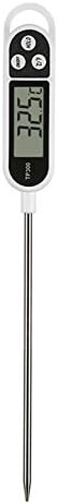 Cooking Thermometer,INRIGOROUS Digital Meat Thermometer with Instant Read,Long Probe,Auto Off,LCD Screen Kitchen Thermometers for BBQ, Meat, Sugar, Milk, Water, Jam, Grill (1)