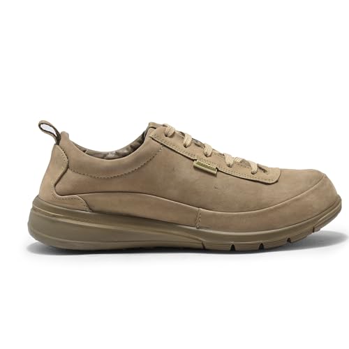 Image of Woodland Men's Paris Khaki Leather Closed Shoe-7 UK (GC 3236119)