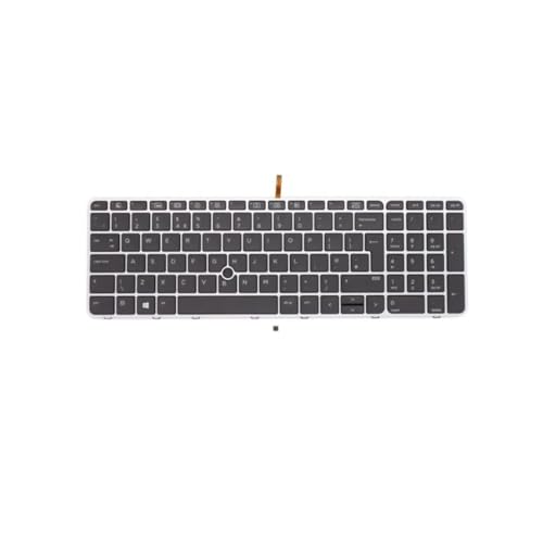 �ėp �m�[�g�u�b�N�L�[�{�[ �ɓK������ For HP EliteBook 850 G3 �u���b�N �� UK English Layout