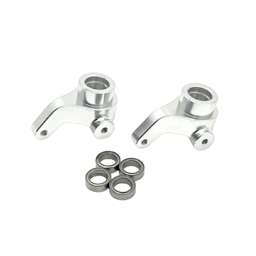 RC Car Toys For MJX 10303 10304 1/10 Metal Upgrade Remote Control Car Front Steering Cup Bearing For Fit RC Repair Parts(Silver)