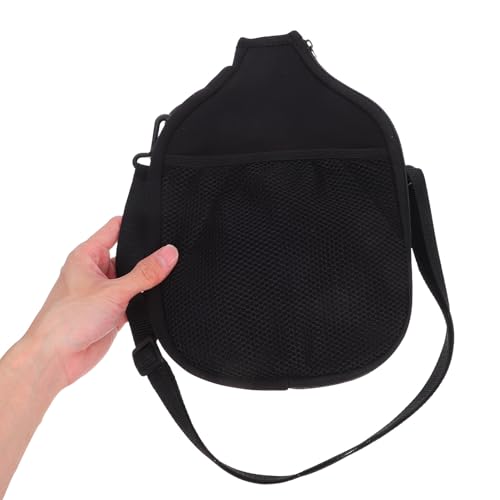 Funda para raqueta pickleball de neopreno resistente contra impactos con correa 3