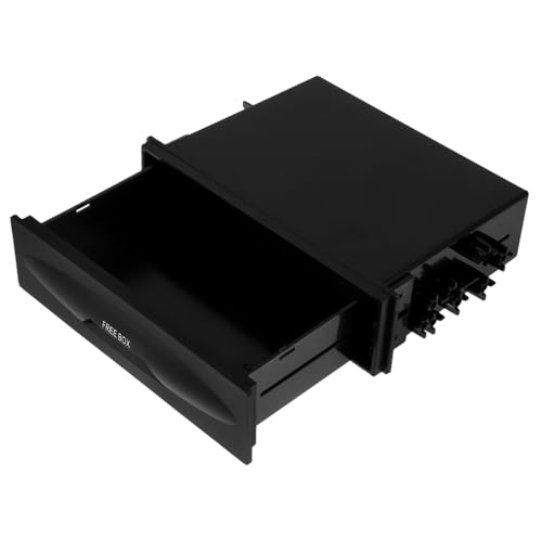 Unomor Car Stereo Storage Box Multi Function CD Holder Organizer for Vehicle Compatibility Elegant Sleek Design for Enhanced Interior Space Efficiency Upgrade Portable