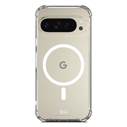 Image of DailyObjects Clear Magnetic Phone Case Cover Compatible with Google Pixel 9 Pro | Wireless Charging Slim Back Cover | 2 Layer Edge Protection & Shockproof