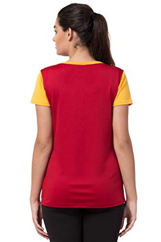 Image of BLUECON Combo Pack Solid Polyester Slim Fit Half Sleeve Women Tshirt /Multicolor Short Sleeve Tshirt for Women Sport Wear