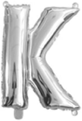 Amazon アルファベット バラ売り 英語 バルーン 風船 パーティ イベント Lz 032 K シルバー 風船 バルーン おもちゃ