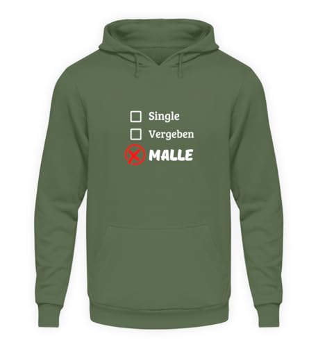 Pull à capuche pour enterrement de vie de jeune fille sweat Malle Party vert S