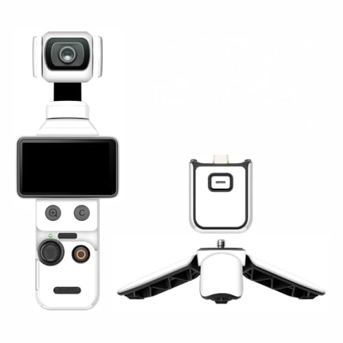 For DJI POCKET 4 �J�����p�h�o�ی�X�e�b�J�[ �v���e�N�e�B�u�X�L���A�X�L���f�J�[���X�e�b�J�[ �X�L���J�o�[ �v���e�N�^�[ ���h�~�E�����h�~�E�ϐF�h�~�ی�t�B���� �Ϗ����E�ϖ��Ր��A�ȒP�����E�c�����Ȃ�For DJI Osmo Pocket 