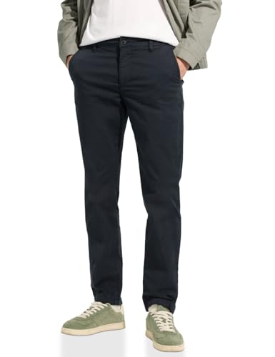 Street One Men Chino con Cintura elástica Dark Ink Blue 33