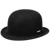 Stetson Classic Uni Bowler Wollfilzhut Einfarbig Wasserabweisend Packable Unisex Frühjahr bis Winter schwarz XL (60-61 cm)