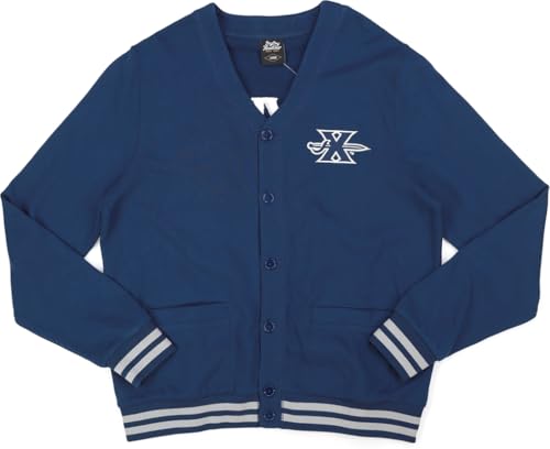 Big Boy Xavier Mustkatiers S6 Mens Cardigan [Navy Blue] - ID#71214-115-85-0-0