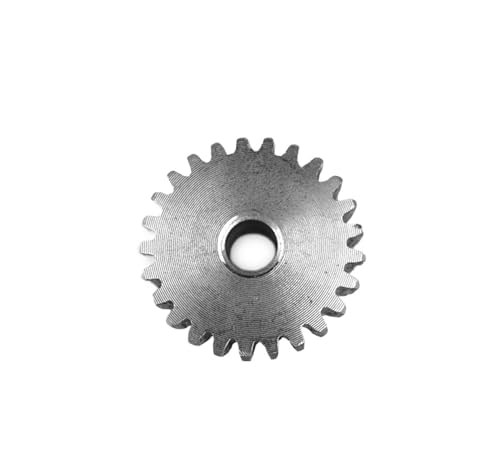 Bevel Gear Pinion Hardware Mechanical 1pcs Spur Gear 1M-29/30/31/32/33/34/35/36/37/38/39/40T Steel Cylindrical Gear for Transmission Accessories(1M 38T Craft Hole 8)