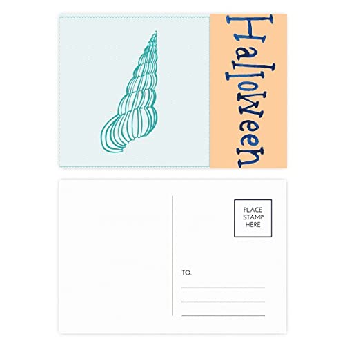 Cartes postales escargot bleu marine - Set de 20 cartes à offrir aux passionnés