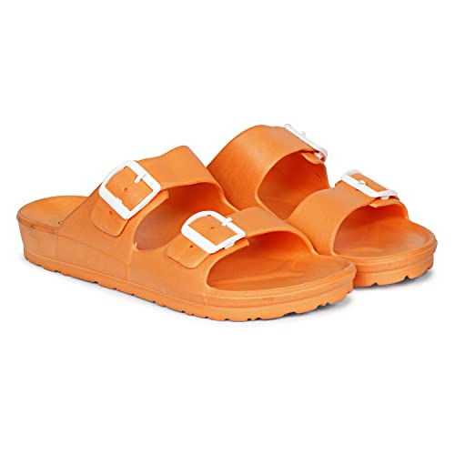 Image of MOZAFIA Cabana Mens EVA Dual Buckle Adjustable Twin Strap for Comfortable Fitting | Anti Skid Outsole Sandals|Black