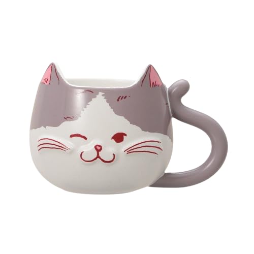 スタバ バレンタイ2025 カップシェイプステンレスボトル マグキャットフェイス スタバ、バレンタイン2025“ハート/猫”デザインのボトルやマグ