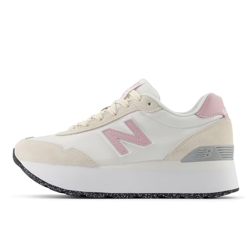 New Balance Women's 515 V3 Sneaker, White/Sea Salt, 6.5 M