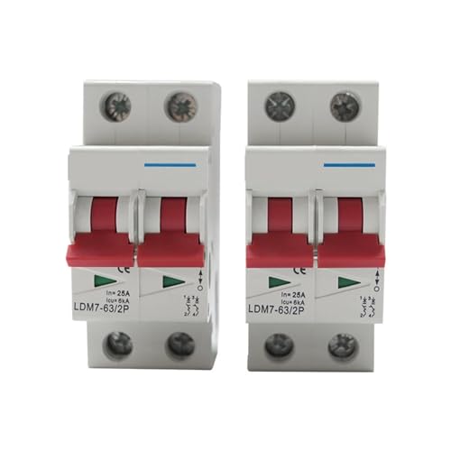 Disjoncteur DC 250V 63A 2 pôles pour installation solaire photovoltaïque