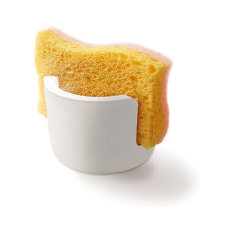 Yoanxong Diatomite Sponge Holder for Kitchen Sink - Kitchen Sink Sponge Holder That Absorbs Moisture Quickly, Diatomite Stone Sink Tray, Absorbent Sink Stone Drying Sponge Rack (Beige) Cover
