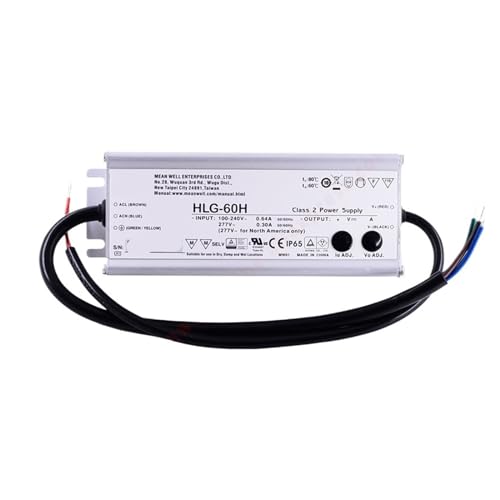 Driver LED HLG-60H-15A 60W tension et courant constant pour éclairage public