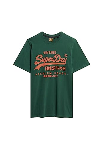 T-shirt Superdry anti déformation col rond confortable et durable taille S gris