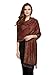 Paskmlna Reversible Paisley Pashmina Shawl Wrap Elegant Colors (#16Light Maroon)
