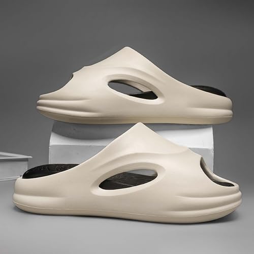 Men's and women's indoor and outdoor lightweight straight drag quick drying anti slip exposed toe EVA shower slippers2