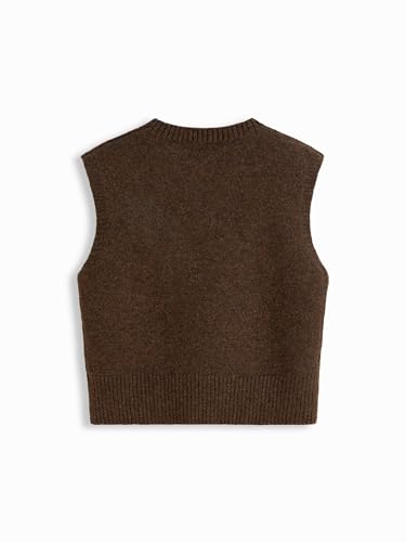 Image of CIDER Women's Sweater Vest Knit Sleeveless Pear Cute Graphic Tank Top