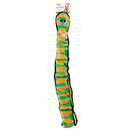 Outward Hound Invincibles Green Snake Plush Dog Toy, Xxl #TOP1