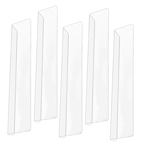 WEKAMOS 5 Piezas PVC Panel Bloqueador para Huecos Muebles de Semitransparente Forma de Protección contra Polvo bajo Sofá Cama y Otros Muebles Duradero y Fácil de Limpiar