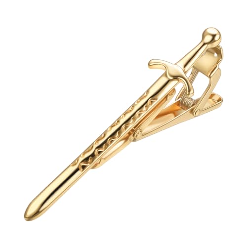 Image of Yoursfs Vintage Scottish Sword Tie Clips for Men Personalised Tie Clips Funny Sword Tie Bars Unique Cool Tie Pin for Men's Jewelry Gift