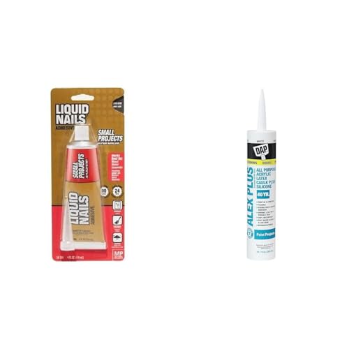 Adhesivo Liquid Nails y Sellador DAP Blanco Pack miniatura 1