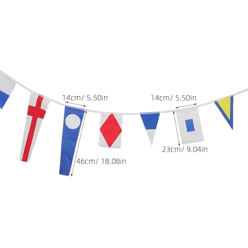 40 Drapeaux de Signalisation Nautique Pavillons du Code International UPKOCH - 3
